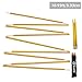 Azarxis Tent Pole Repair Kit Splint Support Kit Replacements Aluminum Rod Adjustable Replacement Poles Accessories for Camping Hiking Backpacking Tent (Gold - 10.92ft)