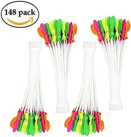 Water Balloon Set -148 Total Pre-Packaged Rapid Fill Water Balloons