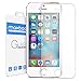 iPhone SE Screen Protector, Maxboost iPhone SE 5S 5 5C Glass Screen Protector [Tempered Glass] 0.2mm Ballistics Glass and Work with Most Protective Case - Clear 1 Pack