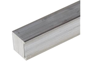 LERAMED 6061-T6 Aluminum Square Bar 1-1/2" x 1-1/2" x 24"