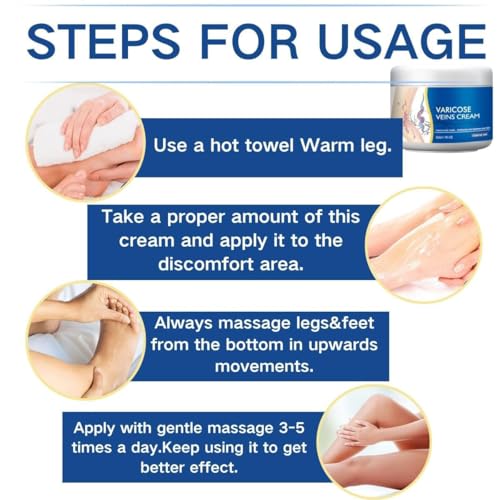 LBOYLOVE® 2 PCS Varicose Veins Cream for Legs, Spider Varicose Veins ReliefCream, SkinCream for Legs, Cream for VaricoseVeins