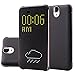 HTC E9 Plus E9+ Case AnoKe@ DEY DOT Luxury Flip Slim Dot View Cover Case for HTC ONE E9 Plus E9+ (Dot Black)