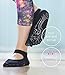 2 Pairs ♥ RAE YOGA Barre Pilates Non Skid Bella Full Toe Grip Socks ♥ Bamboo Barefoot Feel (S-M, Black)