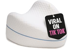 Contour Legacy Leg & Knee Foam Support Pillow for Side Sleepers Soothing Relief for Back, HIPS, Knees, Joints, Nerves & Muscles