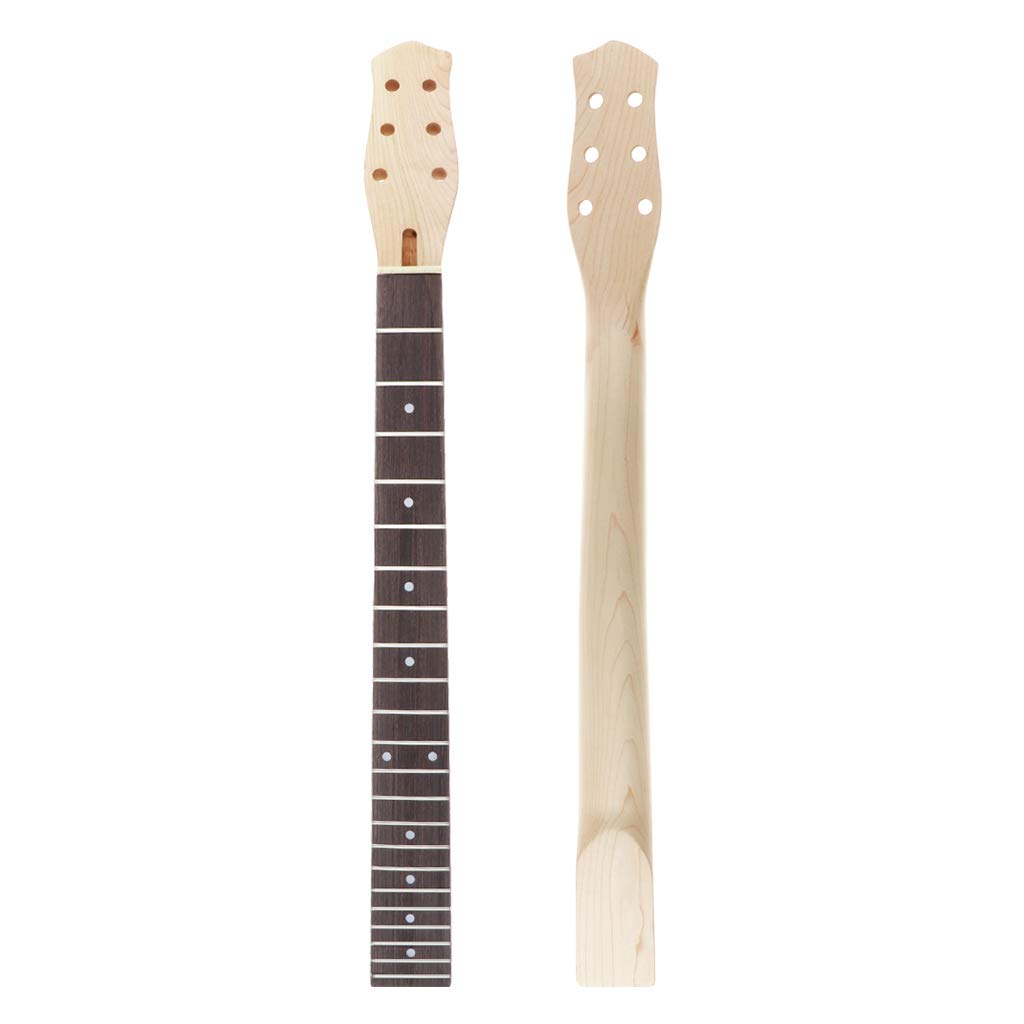 Alnicov Electric Guitar Neck，22 Fret，Mahogany Neck，Maple Fretboard，with White Trapezoid Dots Inlay ，For LP Guitars Parts