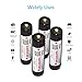 18650 Protected Li-ion Batteries HIXON High Performance 3400mAh Battery for LED Torch(Panasonic Cell) 4 PCS