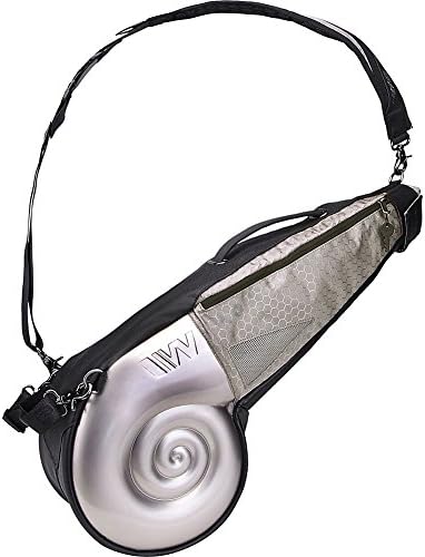 WELLZHER Nautilus Driving Range Sunday Golf Bag, Silver/Silver