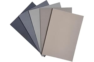 MAIMOUFIN Sanded Pastel Paper Trial Pack of 5 Sheets Artists Drawing Paper Small Size Mixed Color Art Sandpaper for Soft,Oil Charcoal Pastels (10.7" x 7.5")