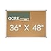 Ilyapa 36 x 48 Inch Cork Board – Aluminum Framed Large Corkboard Bulletin Board for Home, Office or Dorm