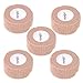 Cosmos 5 Rolls Elastic Self-Adhesive Cohesive Wrap Bandage Wrap Flexible Stretch Bandage Tape for Wrist Ankle Swelling, 1 Inch Wide