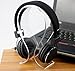 Vivian Acrylic Headphone Display Stand/ Over Ear Headphones Holder/ Headset Hanger Support (Clear)