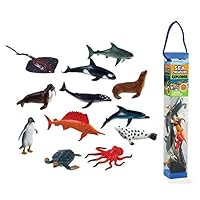 WowToyz Animal Explorer - Sea Creatures Tube Playset - 12 Piece