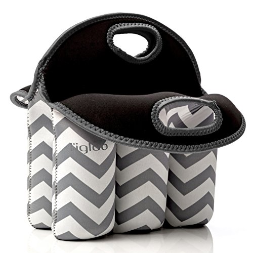 Neoprene 6 Pack Bottle Carrier, Extra Thick Insulated Baby Bottle