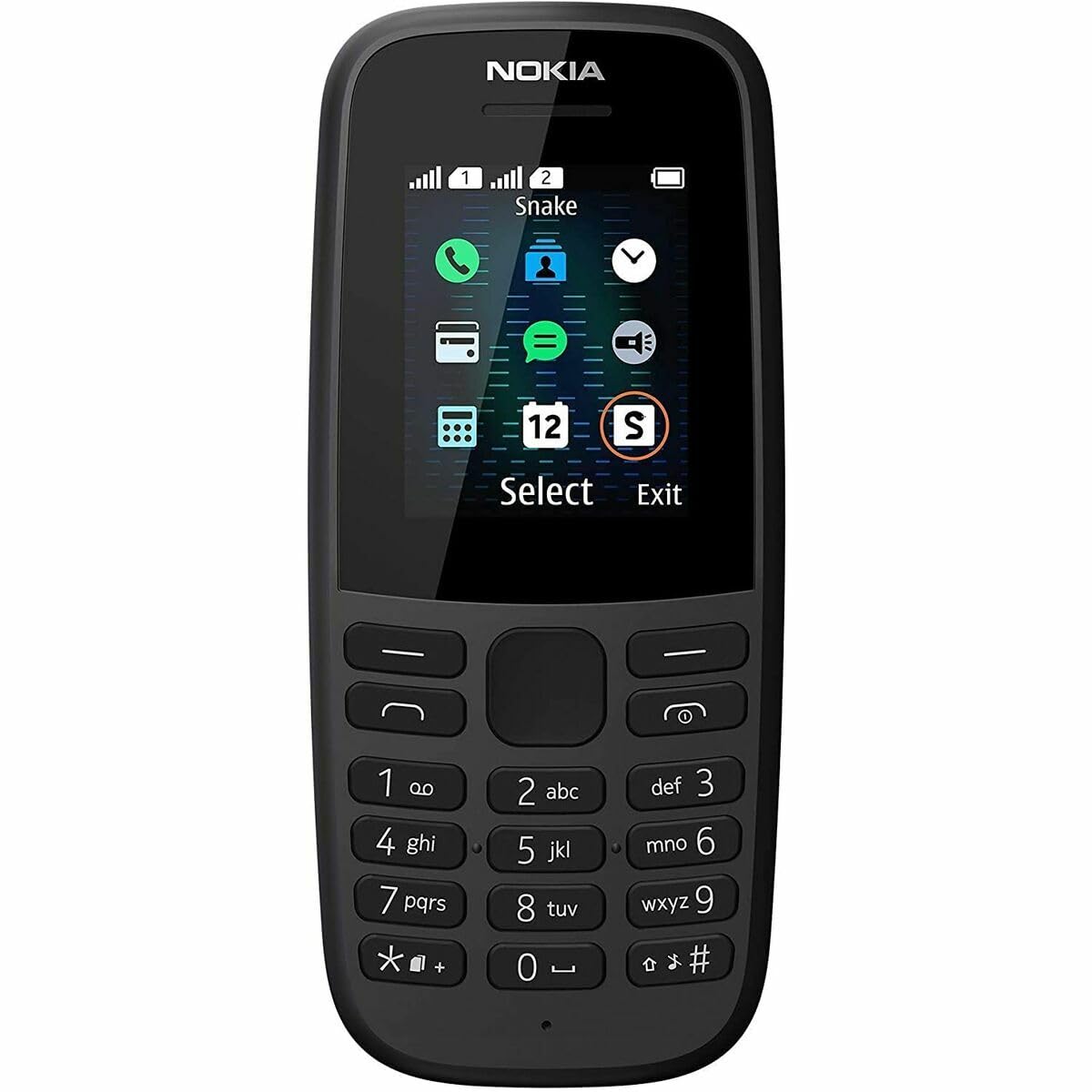 Nokia 105 Dual SIM (2019) Black Unlocked