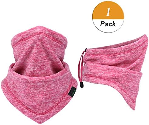LONGLONG Neck Warmer Gaiter- Winter Thicken Soft Elastic Fleece Skiing Face Scarf Mask
