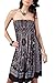 YiYaYo Womens Sexy Bohemian Vintage Strapless Summer Tube Top Dress Beachwear