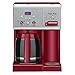 Cuisinart CHW-12R 12-Cup Programmable Coffeemaker Plus Hot Water System Coffee Maker, Brushed Metal/Red