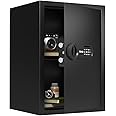 RPNB Deluxe Safe and Lock Box,Digital Keypad Safe Box,Steel Alloy Small Safes, Keypad Lock,Perfect for Home Office Hotel Business Jewelry Cash Use Storage,1.8 Cubic Feet