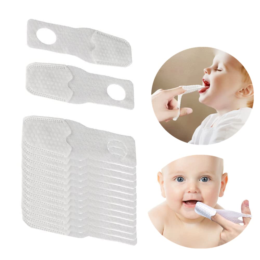 AGDLLYD 50 Pack Baby Finger Shields, Disposable Diaper Rash Cream Applicator, Oral Toothbrush Infant Mouth Cleaner for Newborn and Pet