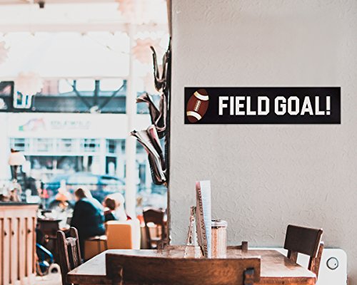 Blue Panda Football Party Sign Cutouts for Sports Themed Celebrations and Tailgate Parties (4 x 17 i - //coolthings.us