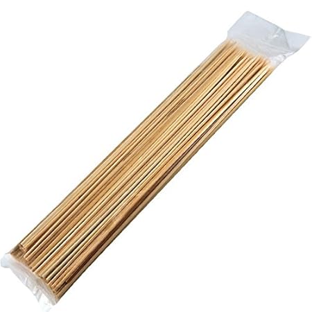 Okayji Bamboo Skewers / Kabab / Burger / Barbecue Sticks 12 Inch (Pack Of 90)