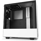 NZXT H510 - CA-H510B-W1 - Compact ATX Mid-Tower PC Gaming Case - Front I/O USB Type-C Port - Tempered Glass Side Panel - Cabl