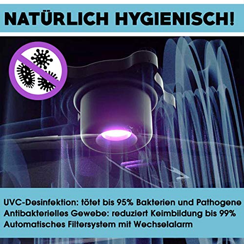 Whirlpool aufblasbar MSpa Tekapo für 4 Personen 158x158cm In-Outdoor Pool 108 Massagedüsen Timer Heizung Aufblasfunktion… – Bild 4