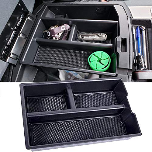 JDMCAR Lower Center Console Organizer Tray Compatible with Dodge Ram