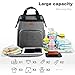 Hap Tim Diaper Bag Backpack, Large Multifunction Travel Back Pack Maternity Baby Nappy Changing Bags with Stroller Straps Insulated Pouches (Navy Blue 5337)