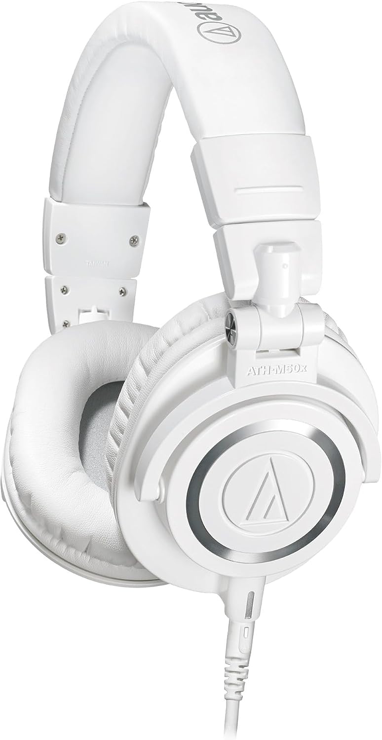 Audio-Technica M50xWH Professional Monitor Headphones White โ image 1