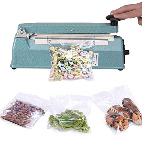 Impulse Heat Sealer, Sealer with 8 Heating Wire, Handheld Impulse Bag