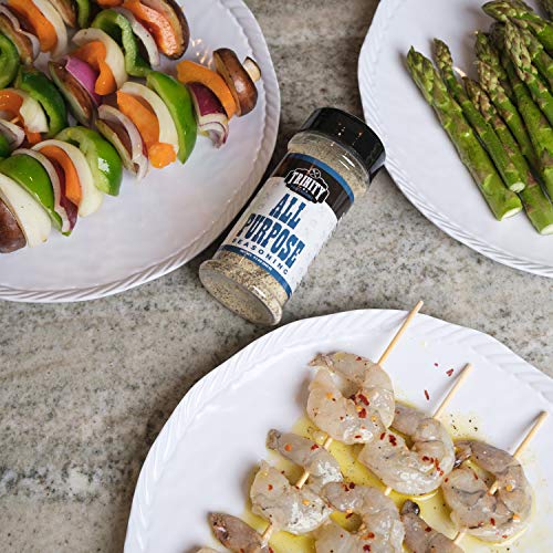 Trinity Provisions All Purpose Seasoning - Salt, Pepper & Garlic Spice Blend for Chicken, Fish, Beef, Veggies, Seafood, Eggs and More - Gluten Free, Non-GMO, and MSG Free