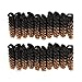 Queentas 3 pack 10 inch Bounce African Collection Crochet Braiding Hair Carrie Curl(8mm) Synthetic Hair Extension (Natural Black/Caramel Blonde)