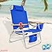 Big Jumbo Heavy Duty 500 lbs XL Aluminum Beach Chair for Big & Tall