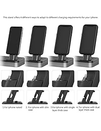Apple Watch Stand, conido Apple Watch Soporte de carga Airpods soporte de carga docks soporte recargable USB de 6 puertos soporte para iWatch Series 3 2 1, iPhone X, 8, 8 Plus, 7, 7 Plus, 6, iPad Mini, iPod