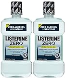 Listerine Zero Antiseptic Mouthwash, Clean Mint - 32 oz - 2 pk