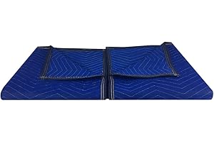 Uboxes Economy Moving Blankets, 72 x 80 inch, 3.58lbs Each, 2 Pack