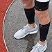 Bauerfeind Sports Compression Upper Leg Sleeves (1 Pair) (Black, Large/Long)