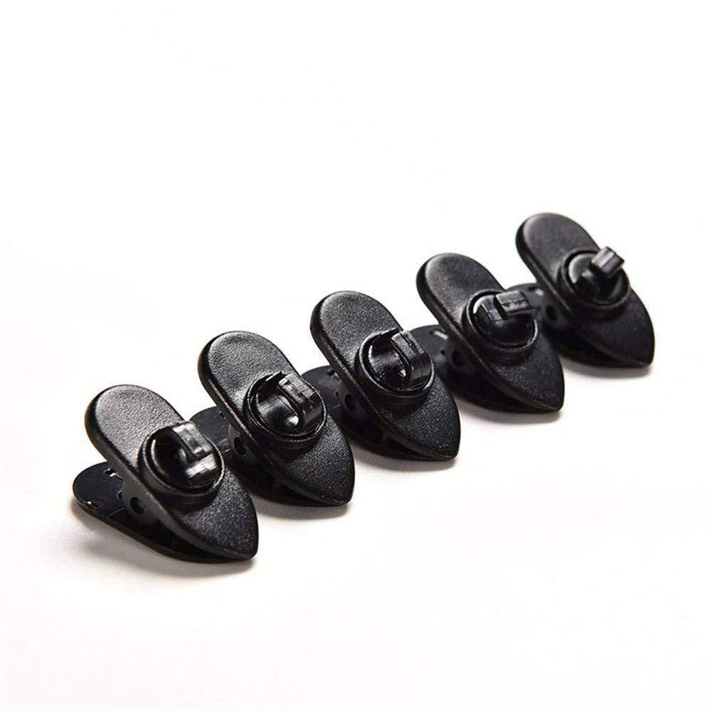 Shindel Rotate Mount Cable Clothing Clip Shirt Clips for Headphone Earphone and Headset Cable and Wire, 6 PCS