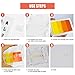 178 Pcs Transparent Clear Silicone Stamps Alphabet, Numbers Symbol Stamp Set with Square Shape Acrylic Block Pad for DIY Craft