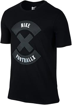 Amazon Co Jp Nike ナイキ フットボールx ロゴ サッカー半袖tシャツ 010ブラック 8055 010ブラック Xl スポーツ アウトドア