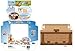 Noah's Ark Build A Story by BibleToys. Children's Playset with Noah and 6 Animals, Storybook, Sticker Sheet and Unfolding Ark