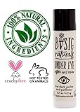 Basic Naturals Under-Eye Brightening Cream- Best Anti-Aging Eye Formula for Eliminating Dark Circles & Preventing Wrinkles, Puffiness, and Fine Lines. 0.15oz