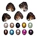 10 PC Freshwater Cultured Pearl Oyster Oval Pearls oysters with pearls inside Ten Colors