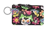 Vera Bradley Zip ID Card Case (Flower Black)