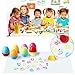 ThinkMax 18 PCs Self-ink Stamps Set for Kids Egg Stampers for Party Favors, Gifts, Prizes, Rewards, Giveaways