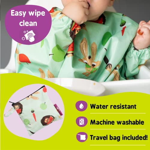 Tidy Tot LongLength Waterproof Coverall Bib, Weaning, Painting, Messy