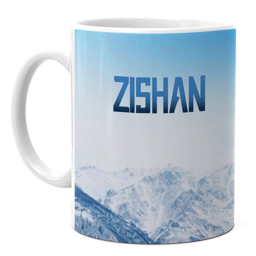 Buy Hot Muggs Me Skies Mug Zishan Personalised Name Ceramic 315 Ml 1 Unit Online At Low Prices In India Amazon In