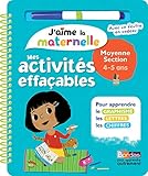 Mes activités effaçables Moyenne section 4-5 ans : Avec un feutre by 