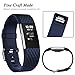 Geak Fitbit Charge 2 Bands, Special Edition Replacement Bands for Fitbit Charge2, Small Navyblue